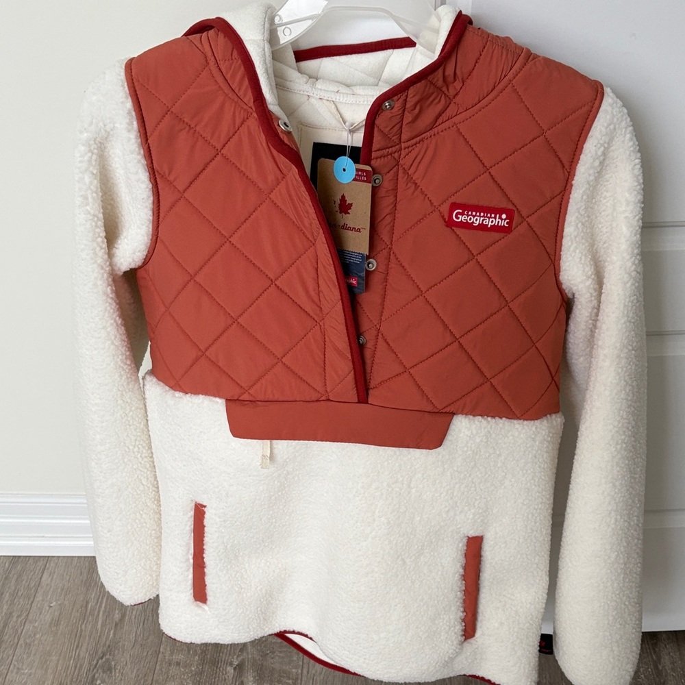 Canadiana Kids' Sherpa popover Hoodie